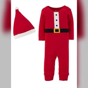 Carter’s Infant Santa body suit set -3m